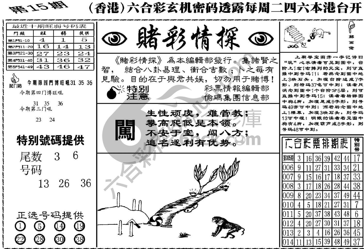 赌彩情探