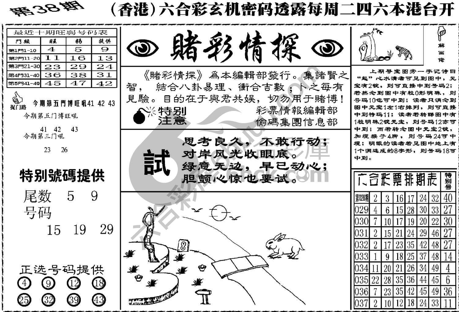 赌彩情探