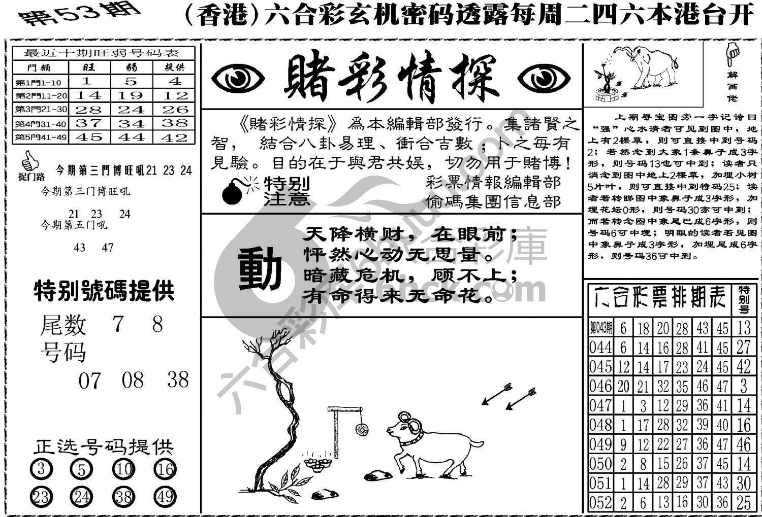 赌彩情探