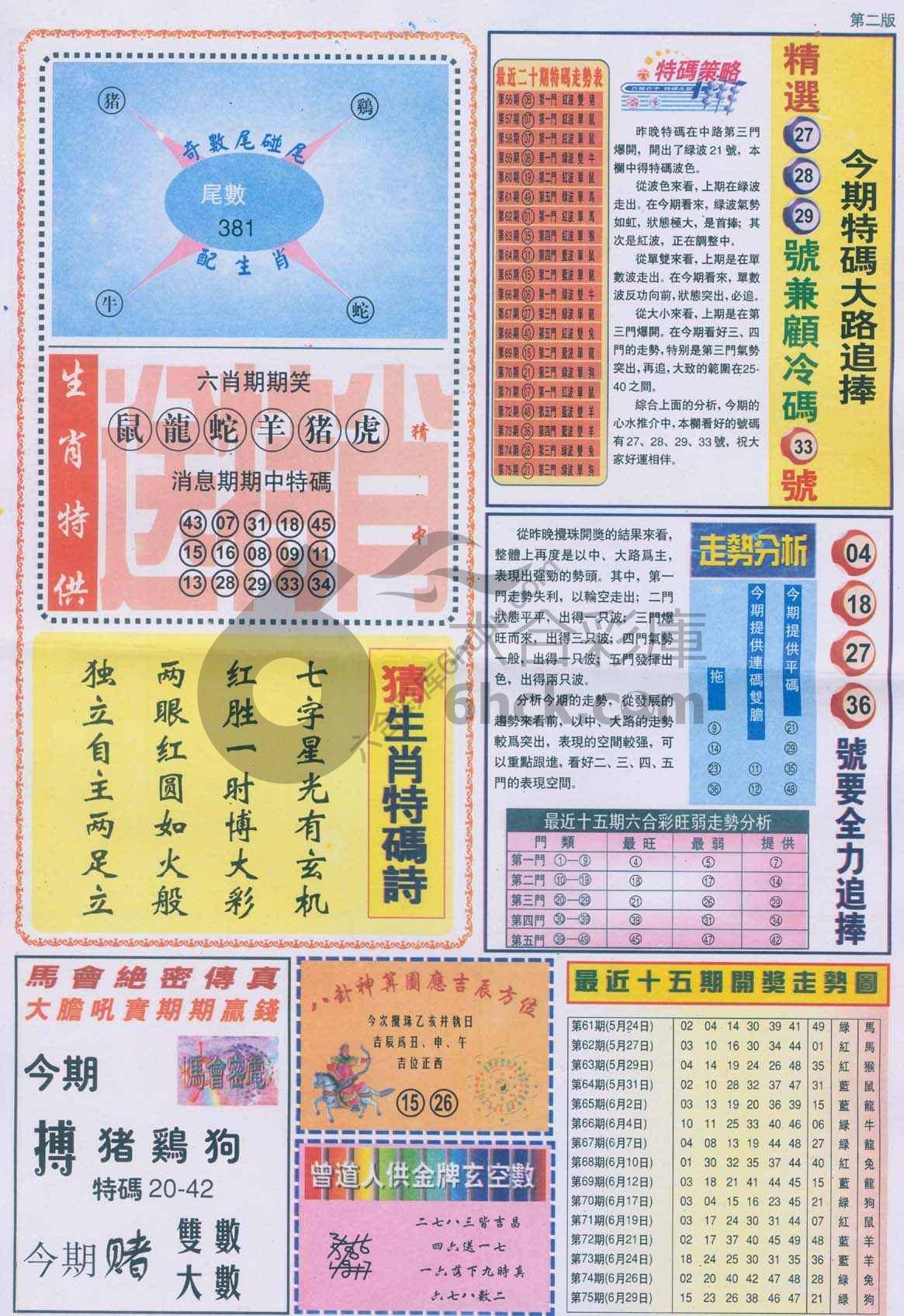 曾道人内幕消息