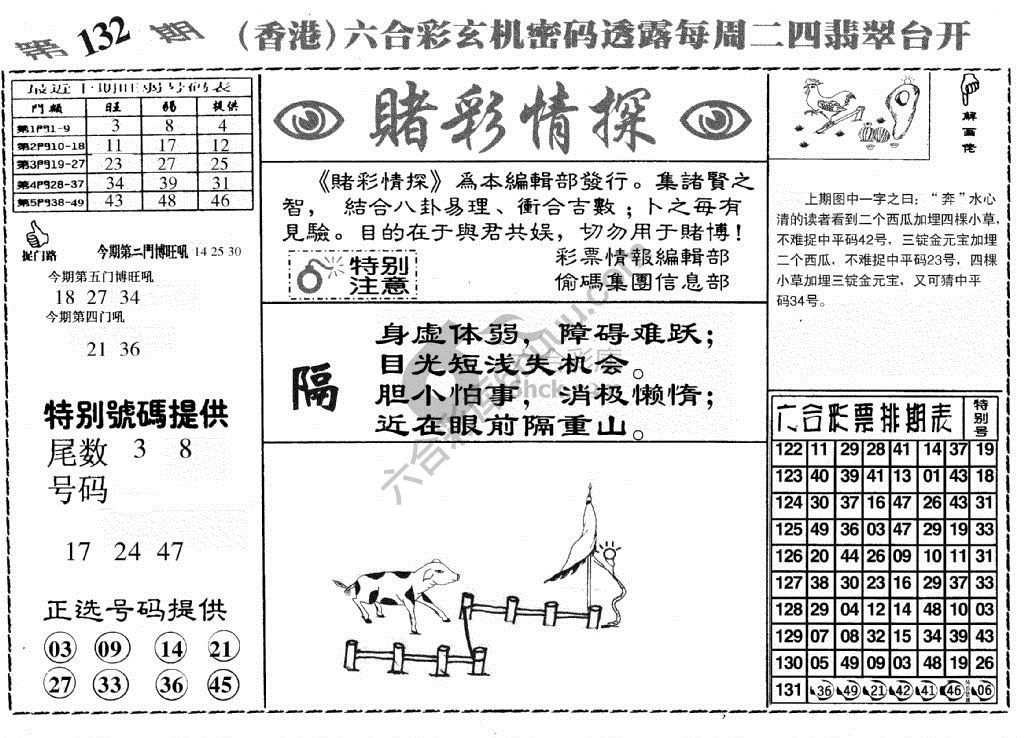 赌彩情探