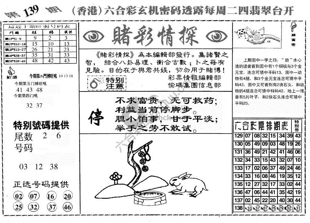 赌彩情探