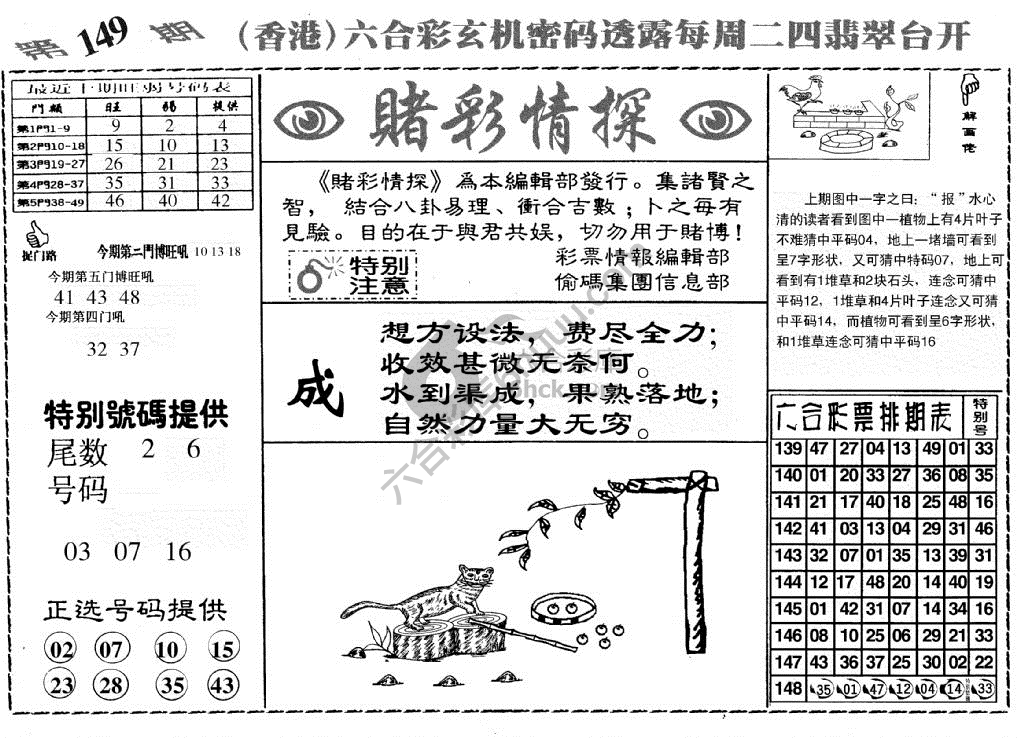 赌彩情探