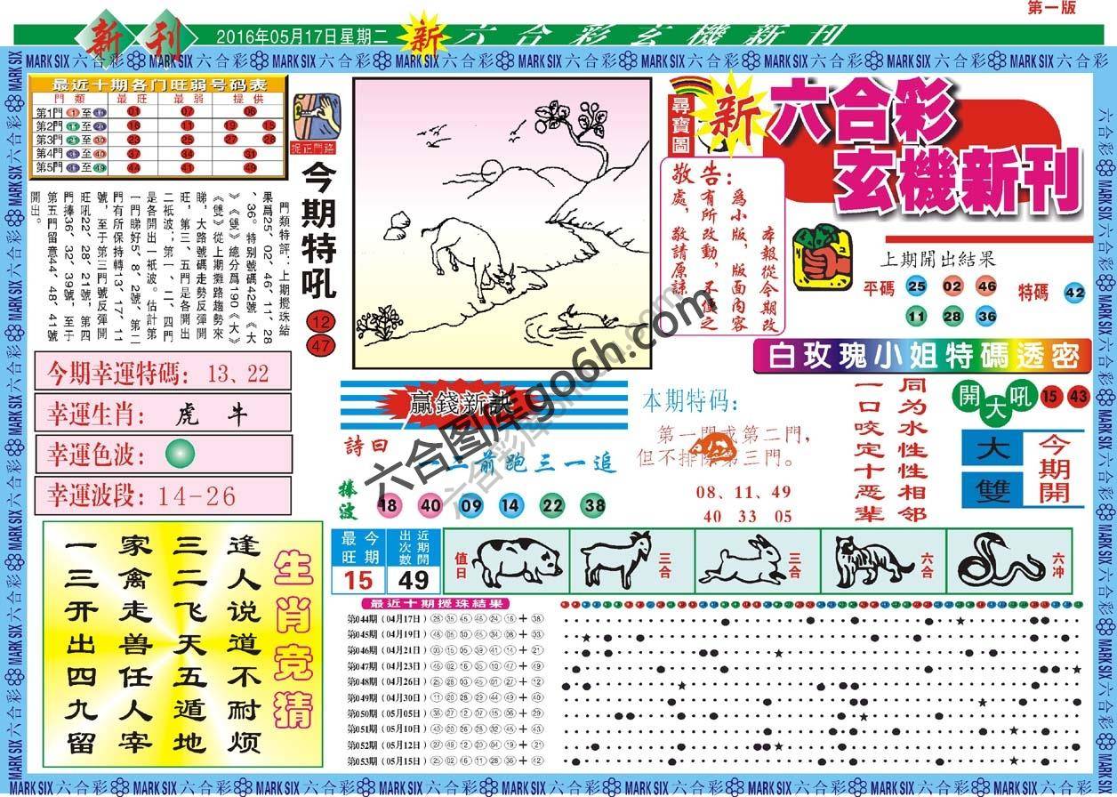 六合彩玄机新刊