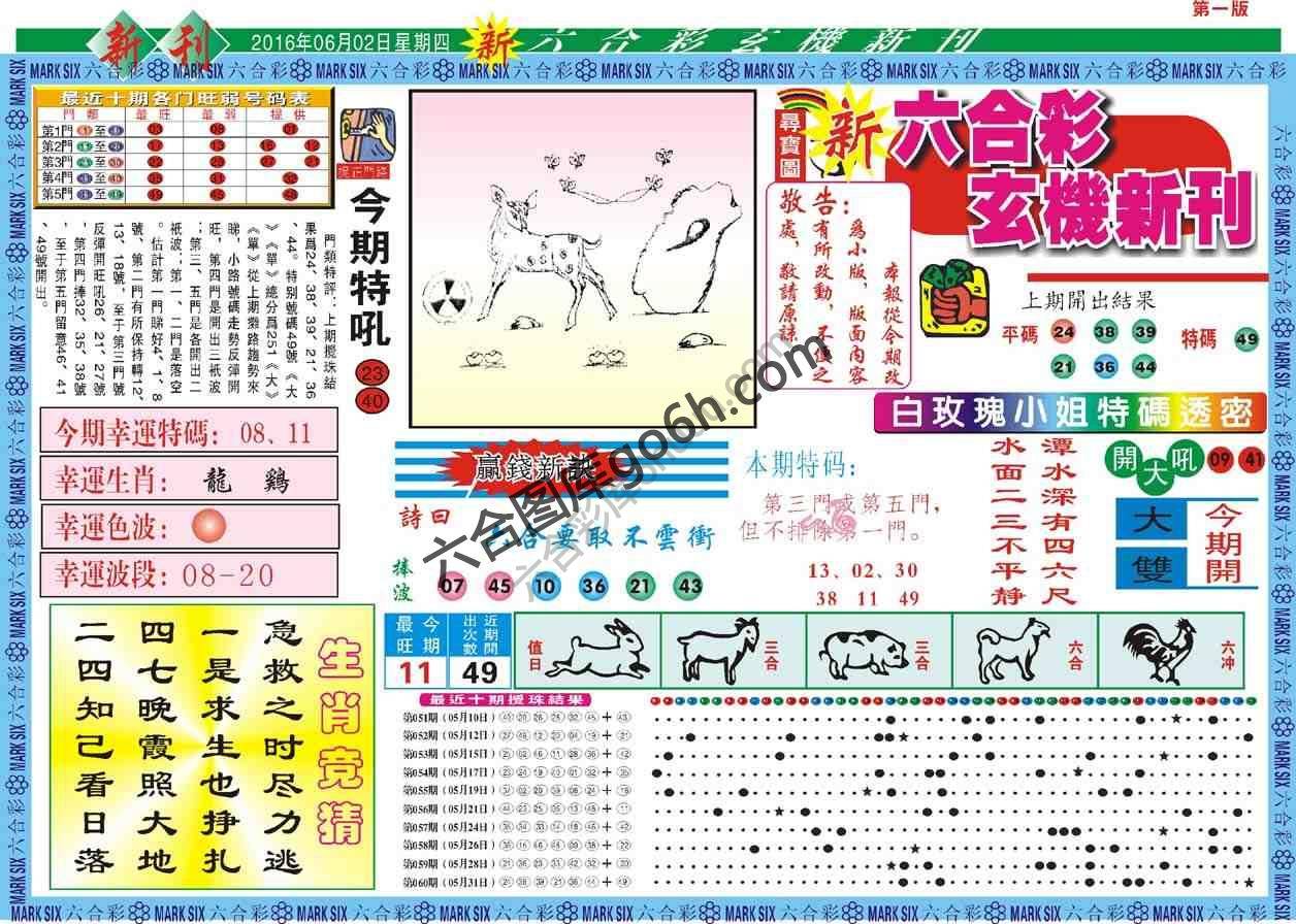 六合彩玄机新刊