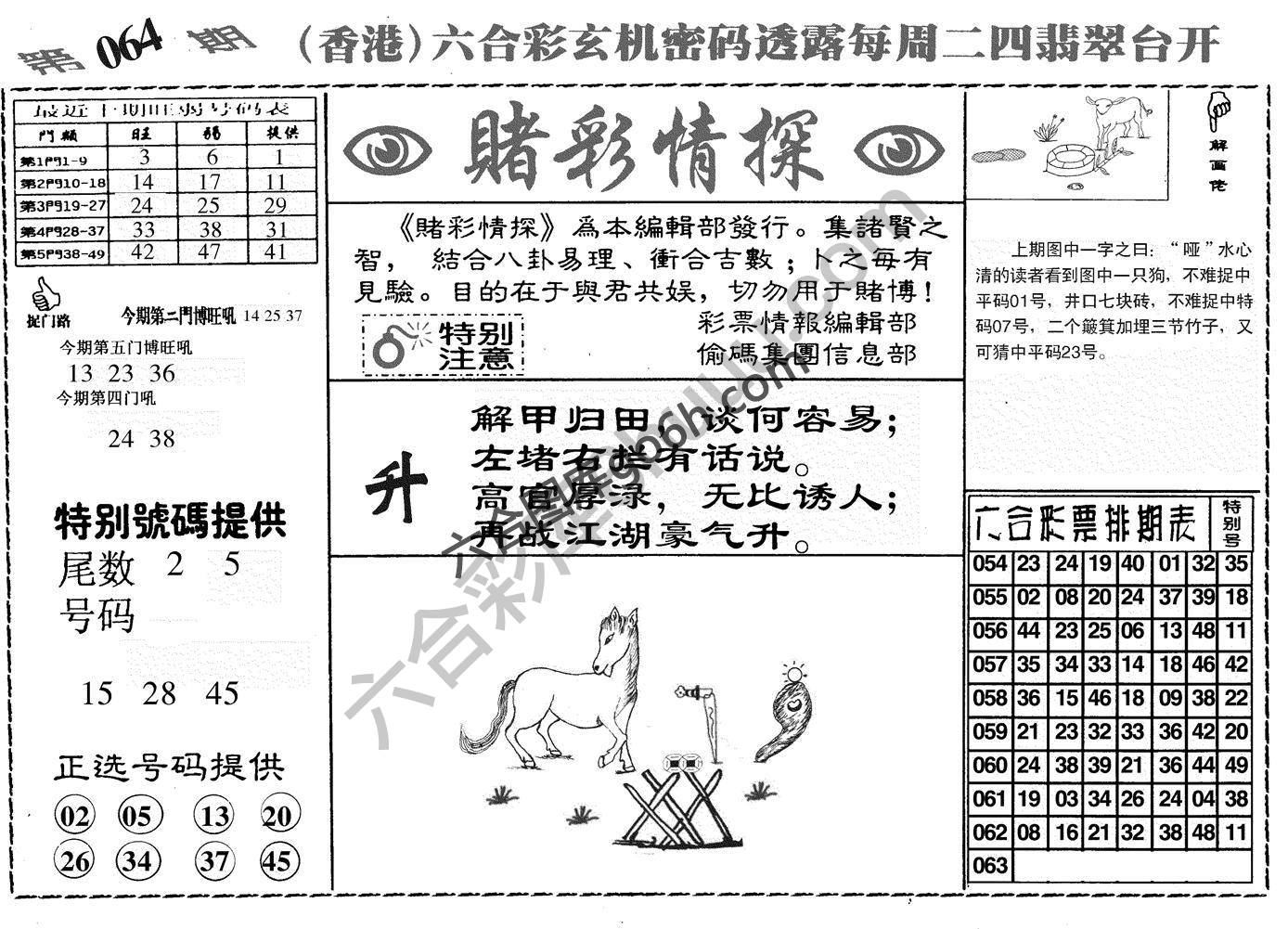 赌彩情探