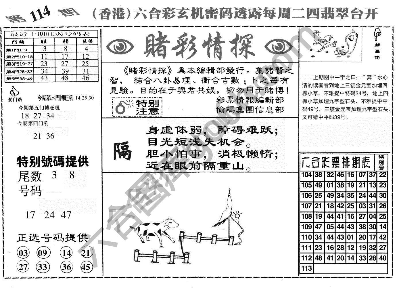 赌彩情探