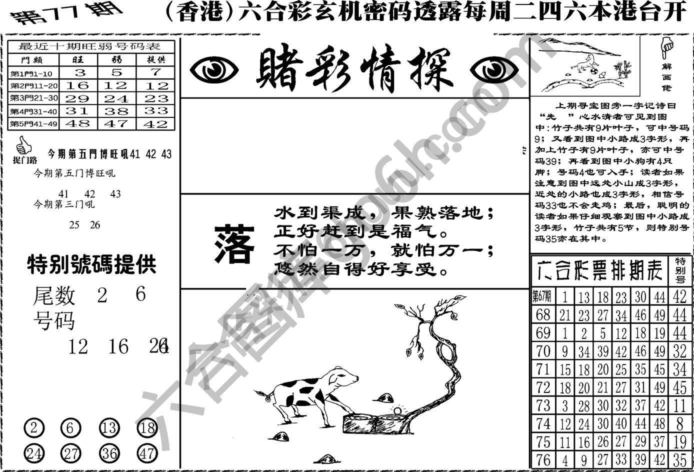 赌彩情探