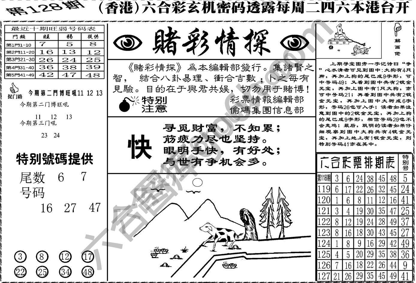 赌彩情探