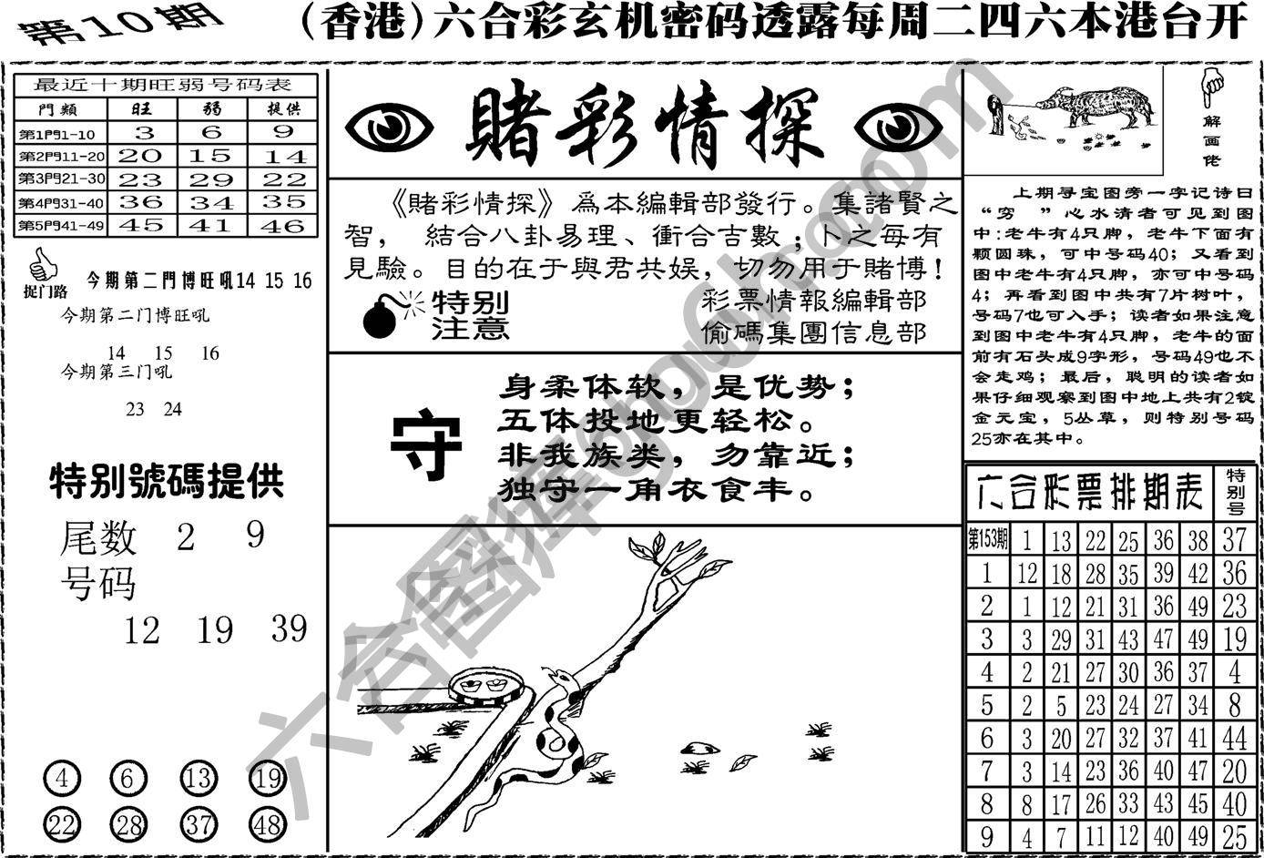 赌彩情探