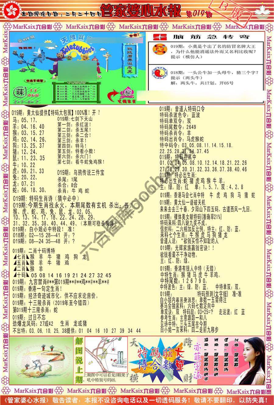 管家婆心水报