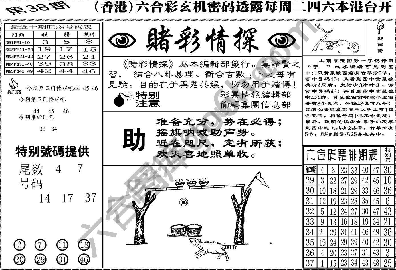 赌彩情探