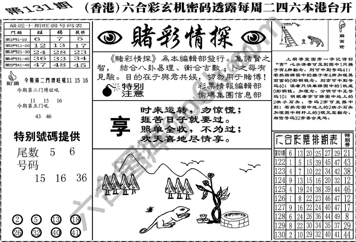 赌彩情探