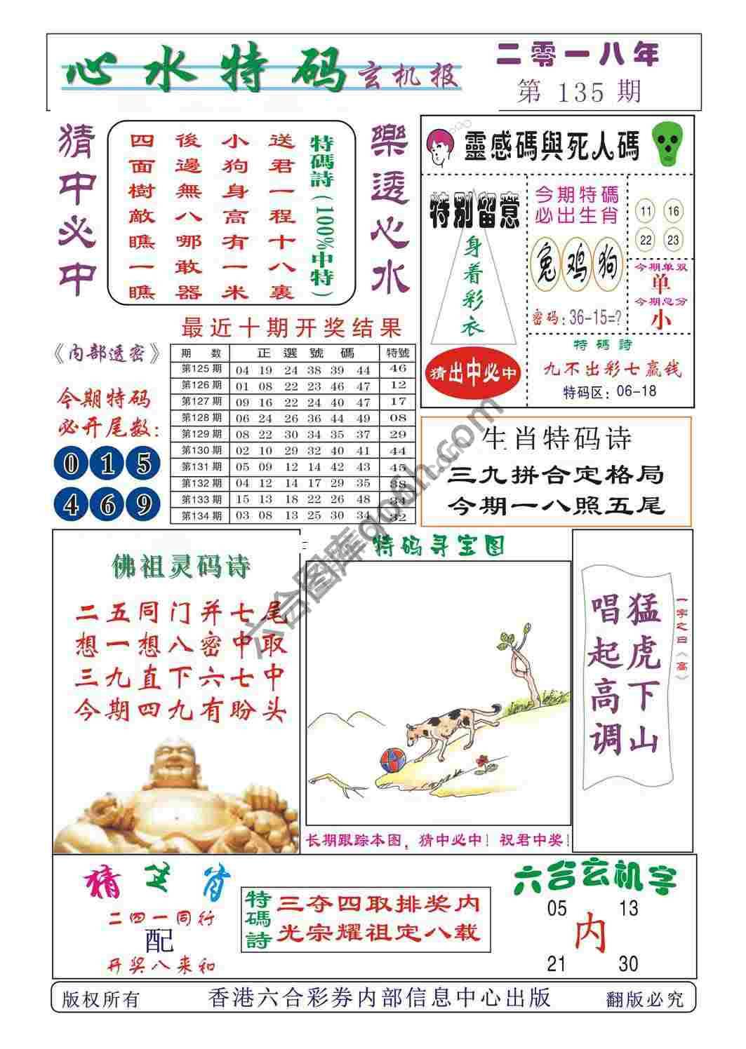 心水特码