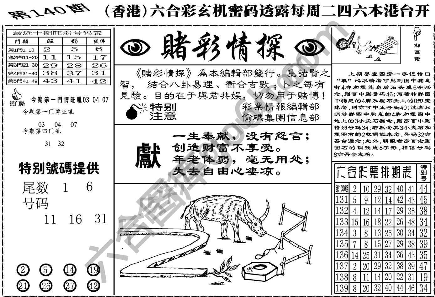 赌彩情探