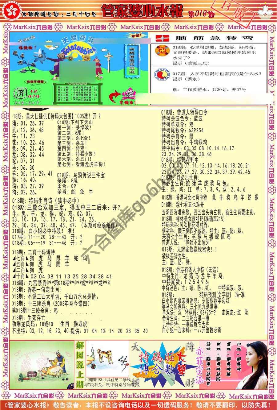 管家婆心水报