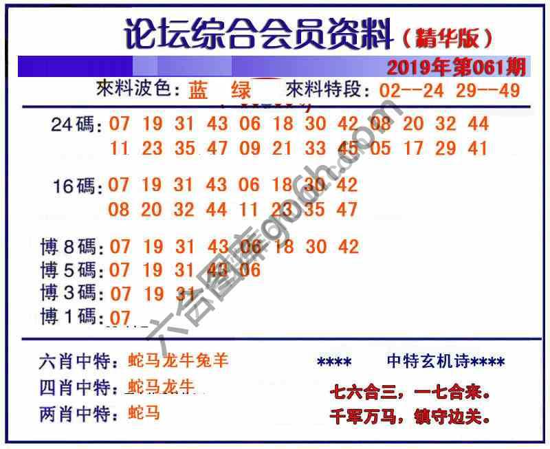 综合会员资料