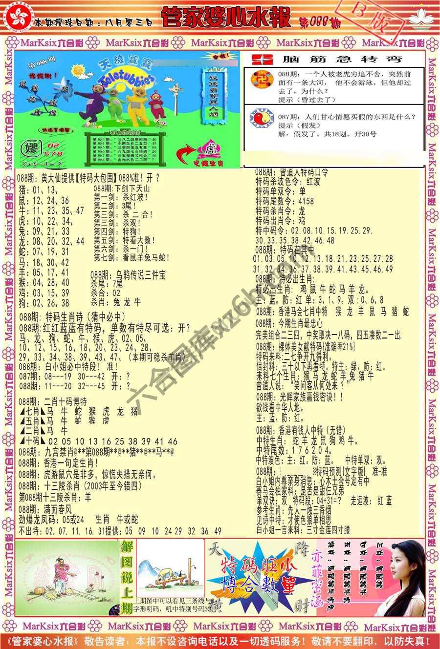 管家婆心水报