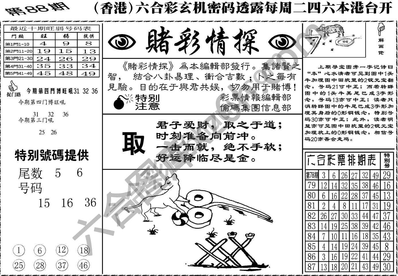 赌彩情探