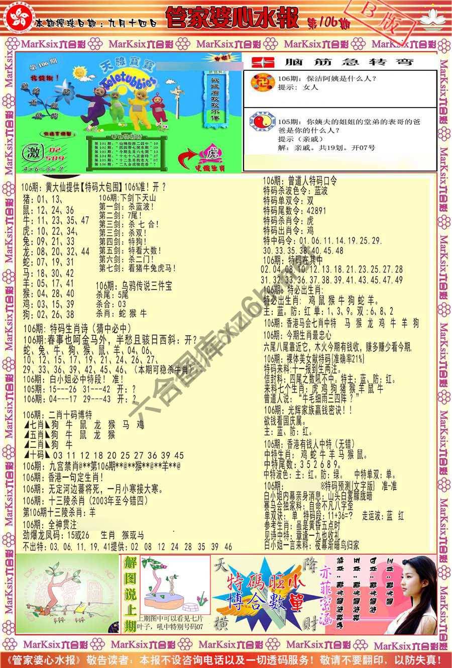 管家婆心水报