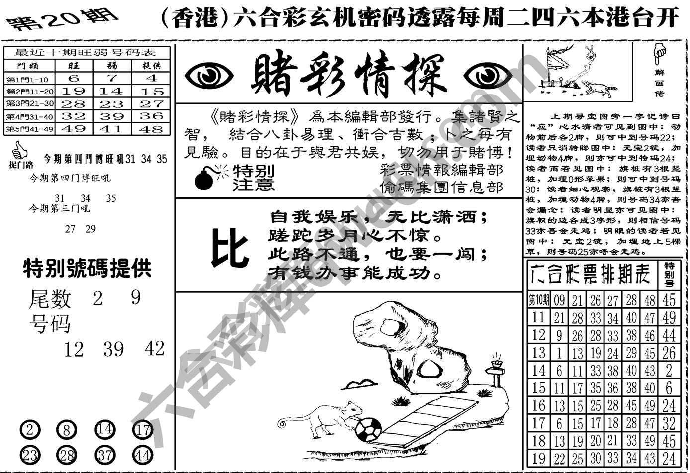 赌彩情探