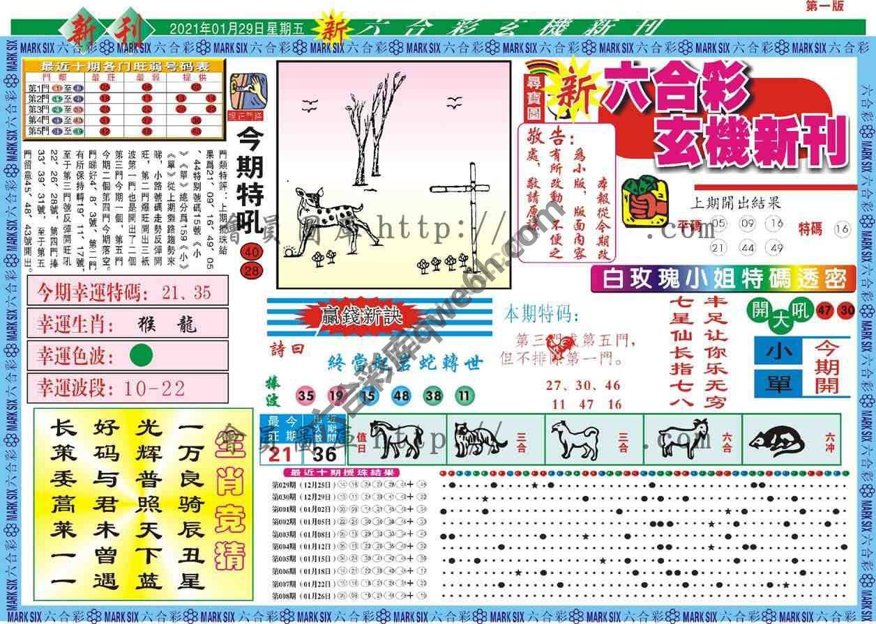 六合彩玄机新刊