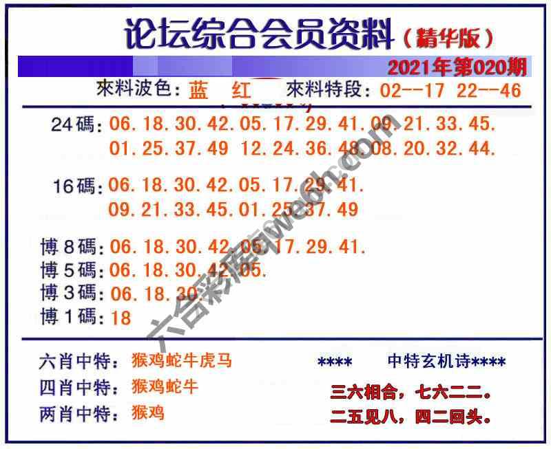 综合会员资料