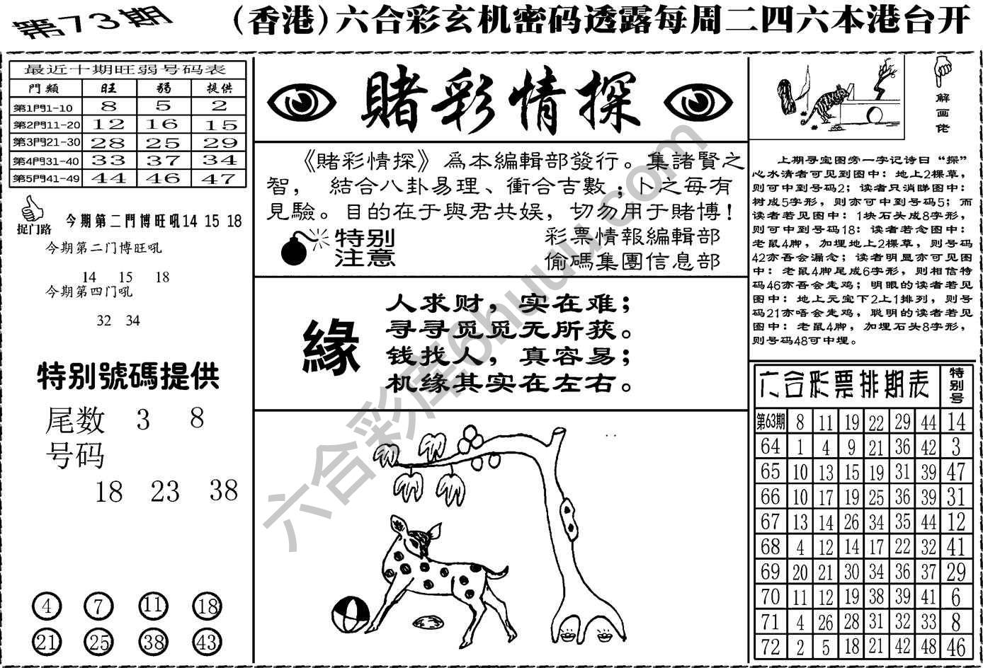 赌彩情探