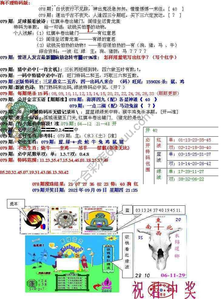 青龙五鬼报