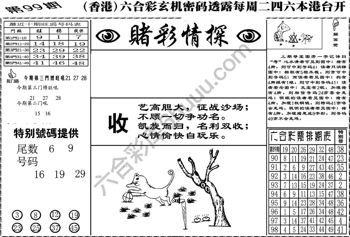 赌彩情探