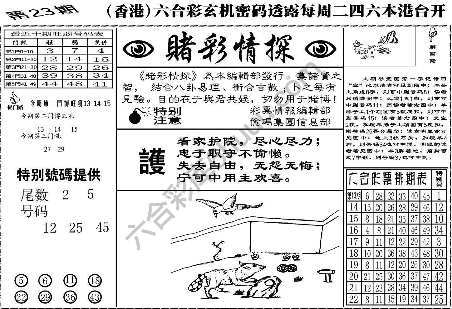 赌彩情探