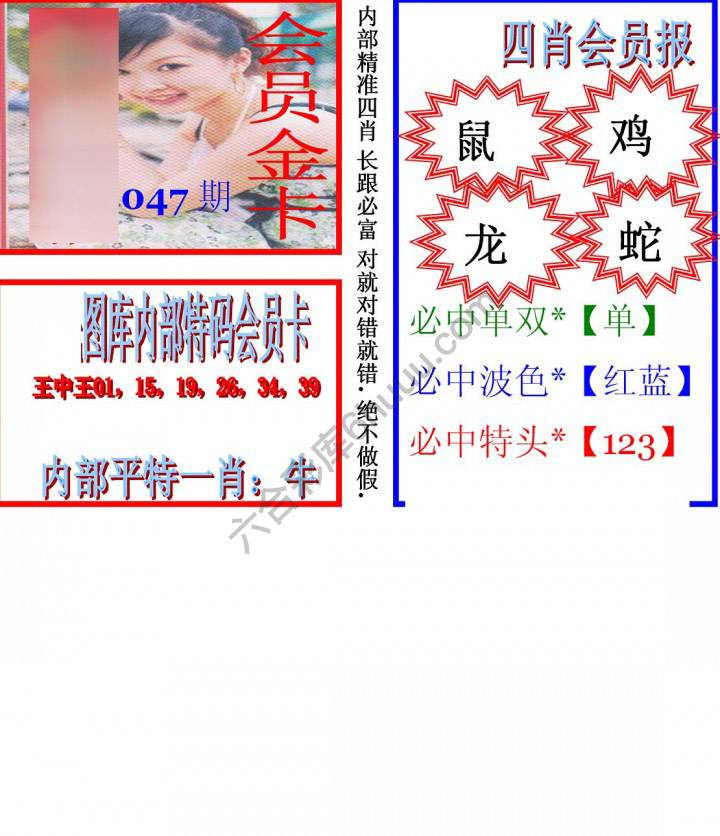 马经四肖会员报