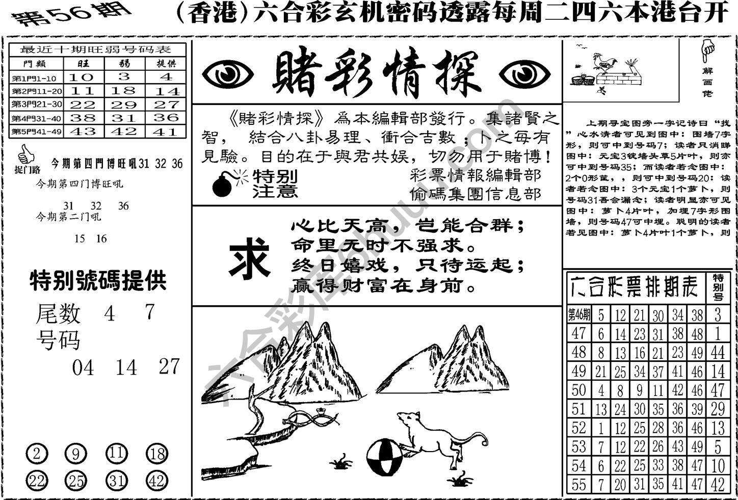 赌彩情探