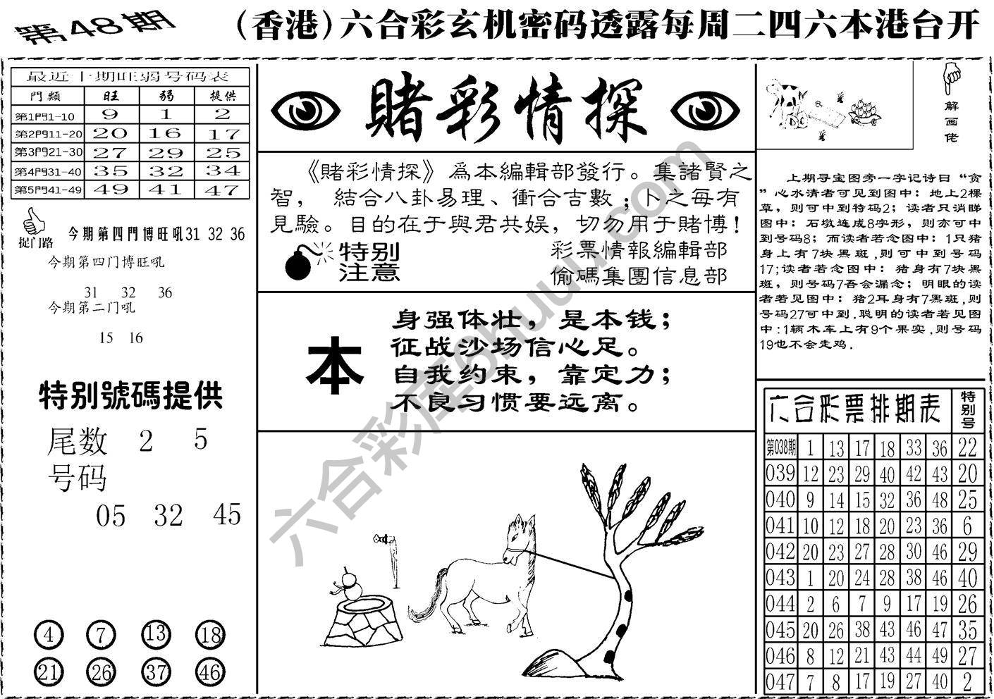 赌彩情探