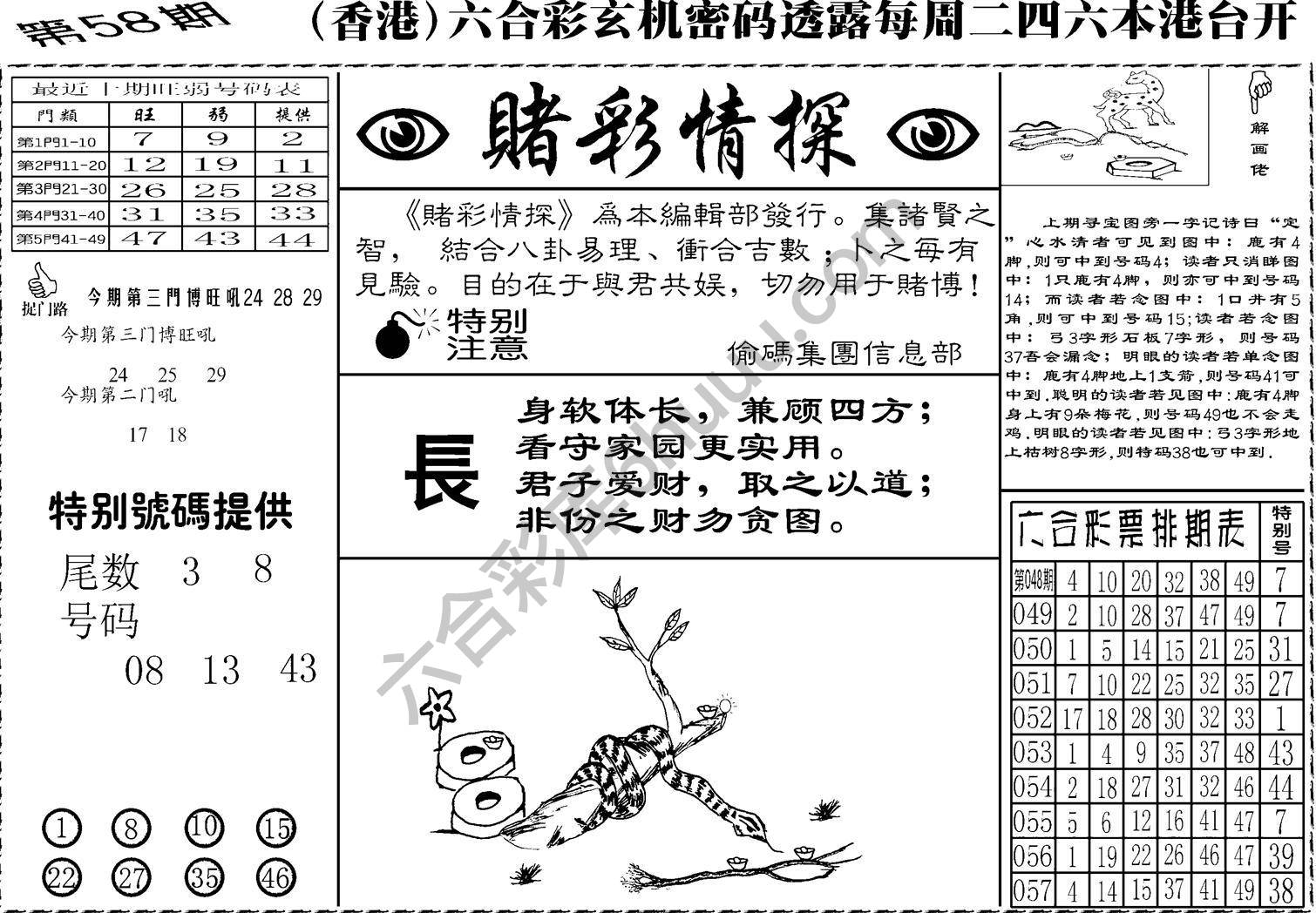 赌彩情探