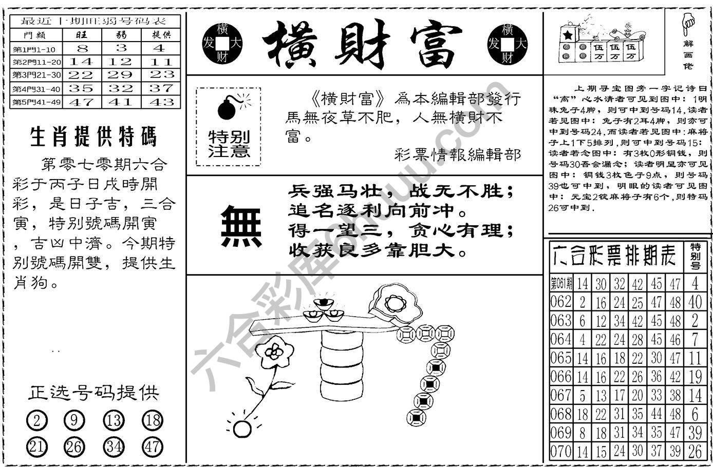 横财富