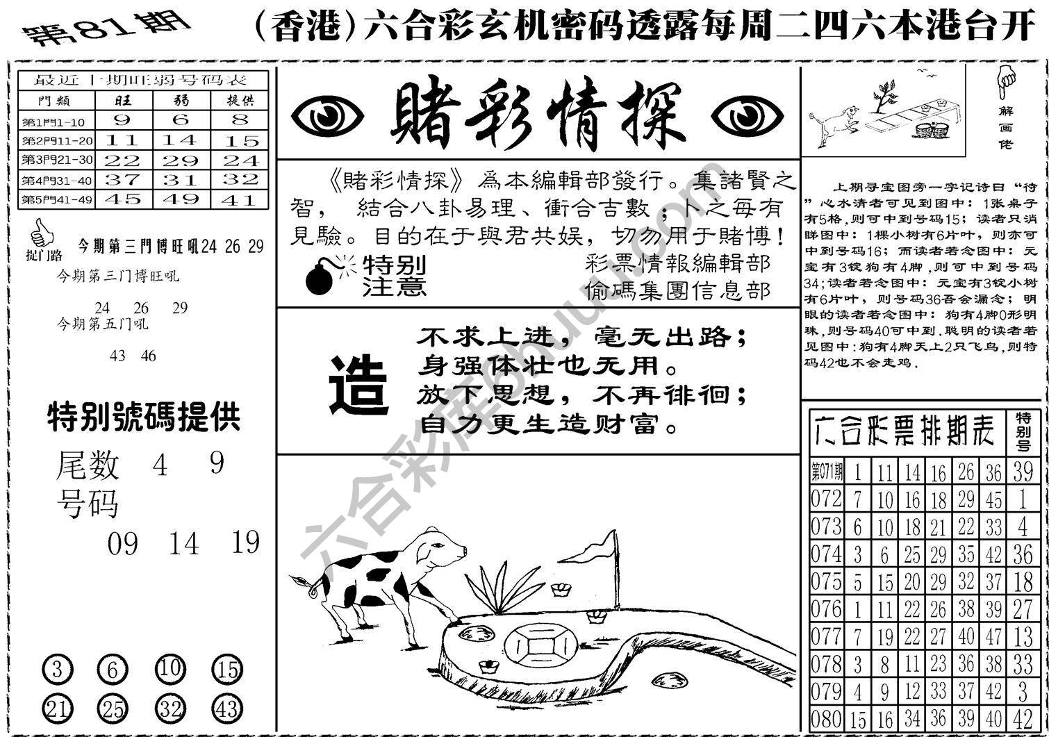 赌彩情探