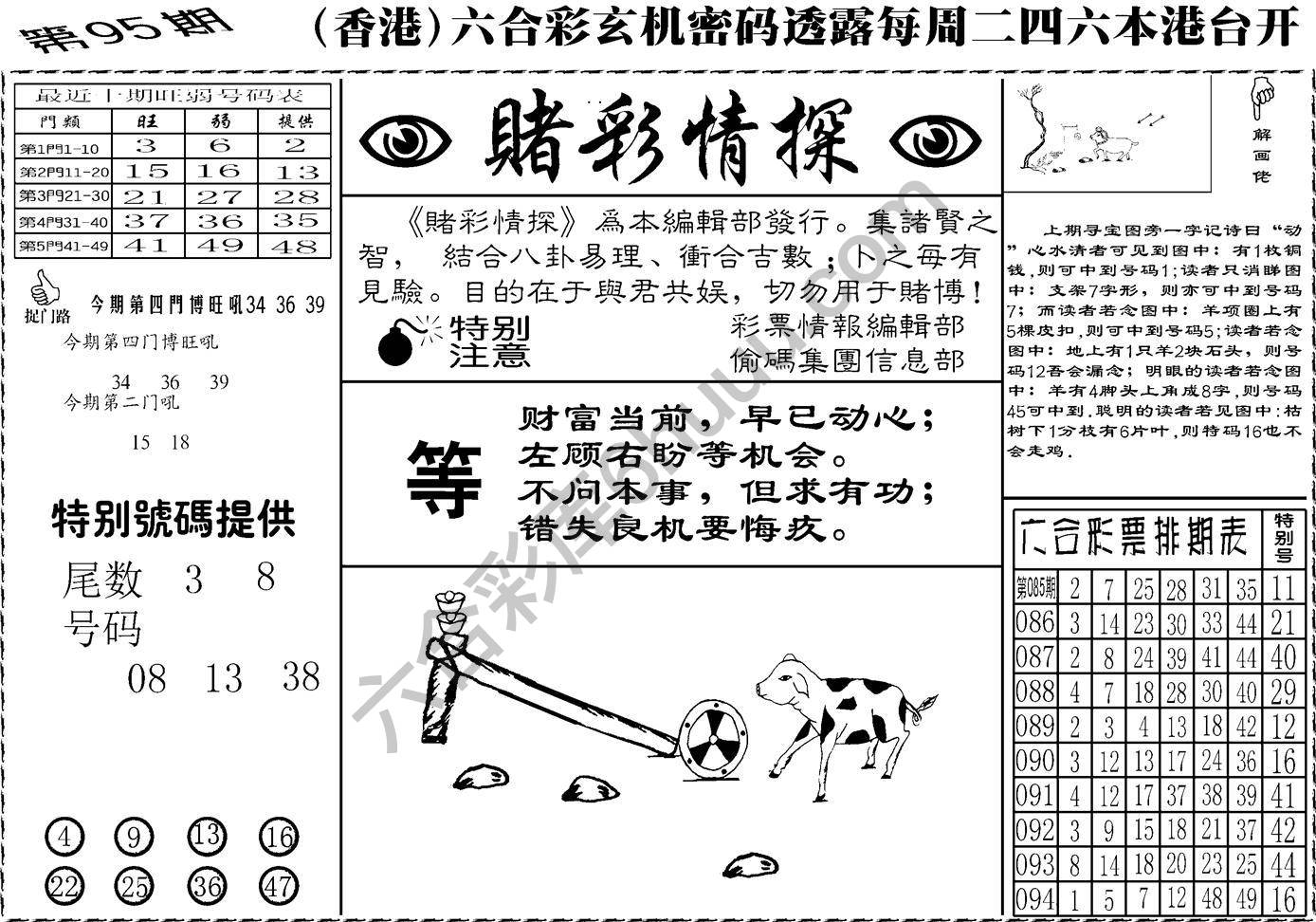 赌彩情探