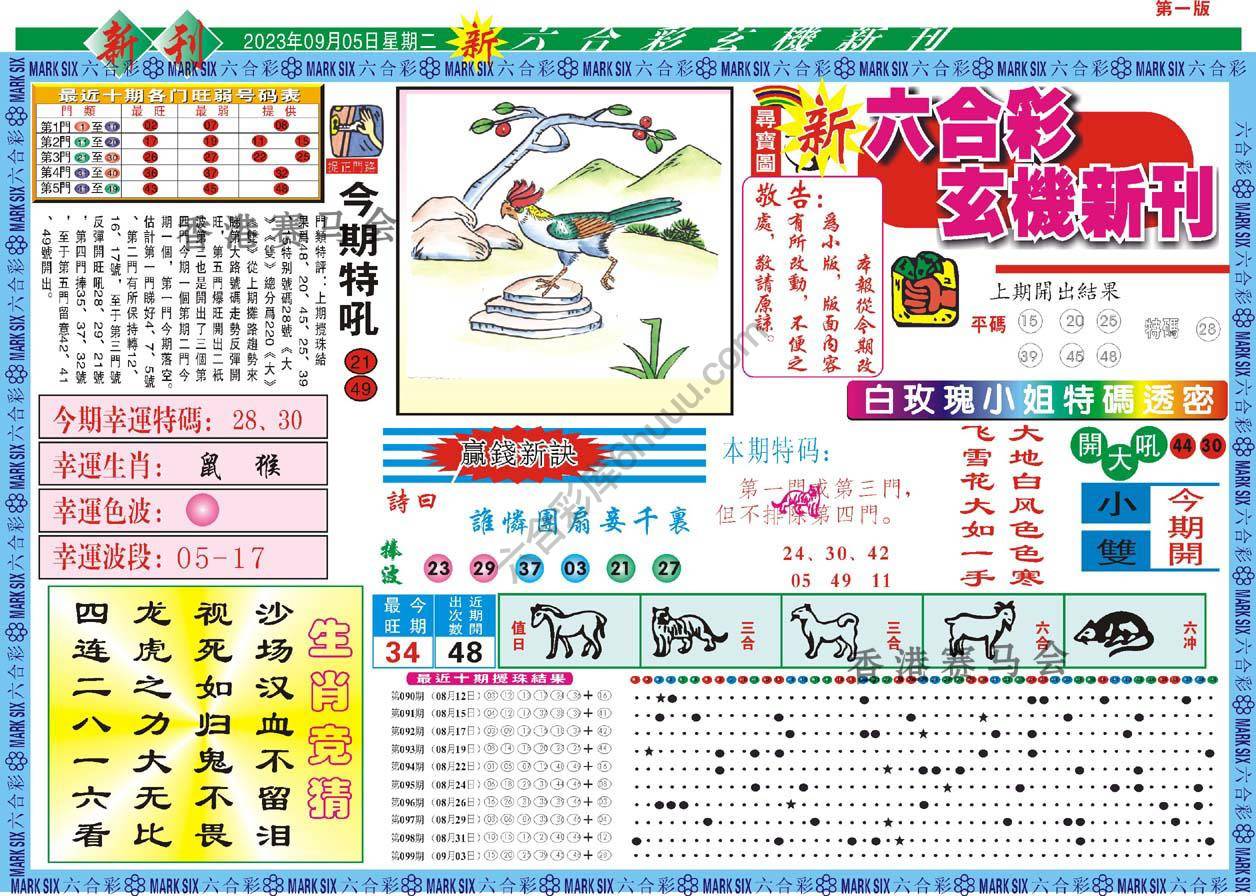 六合彩玄机新刊