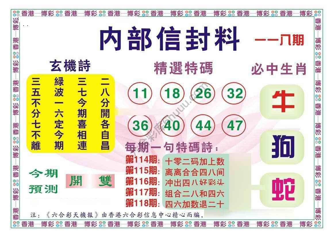 内部信封料