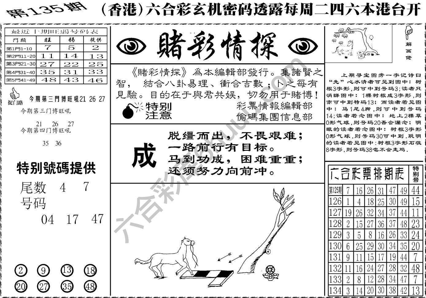 赌彩情探