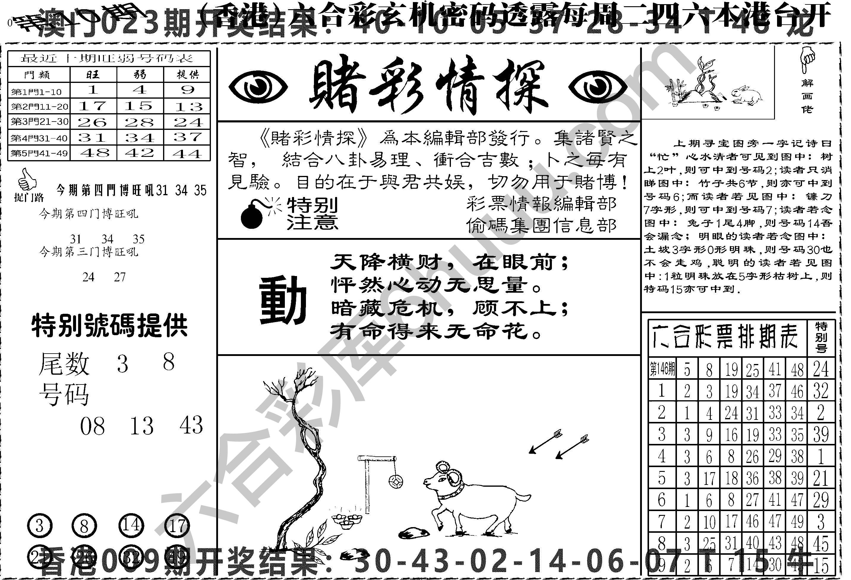 赌彩情探