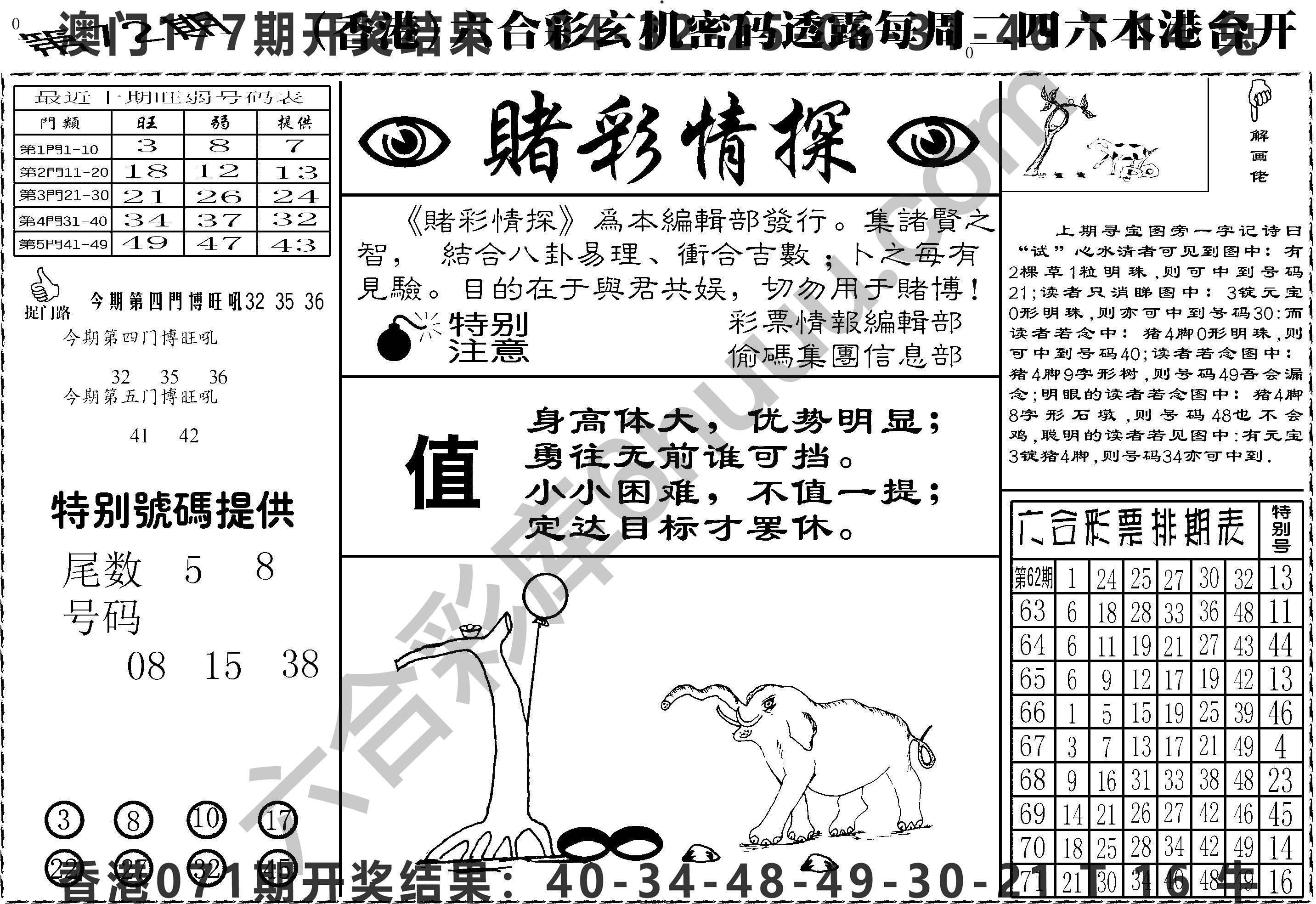 赌彩情探