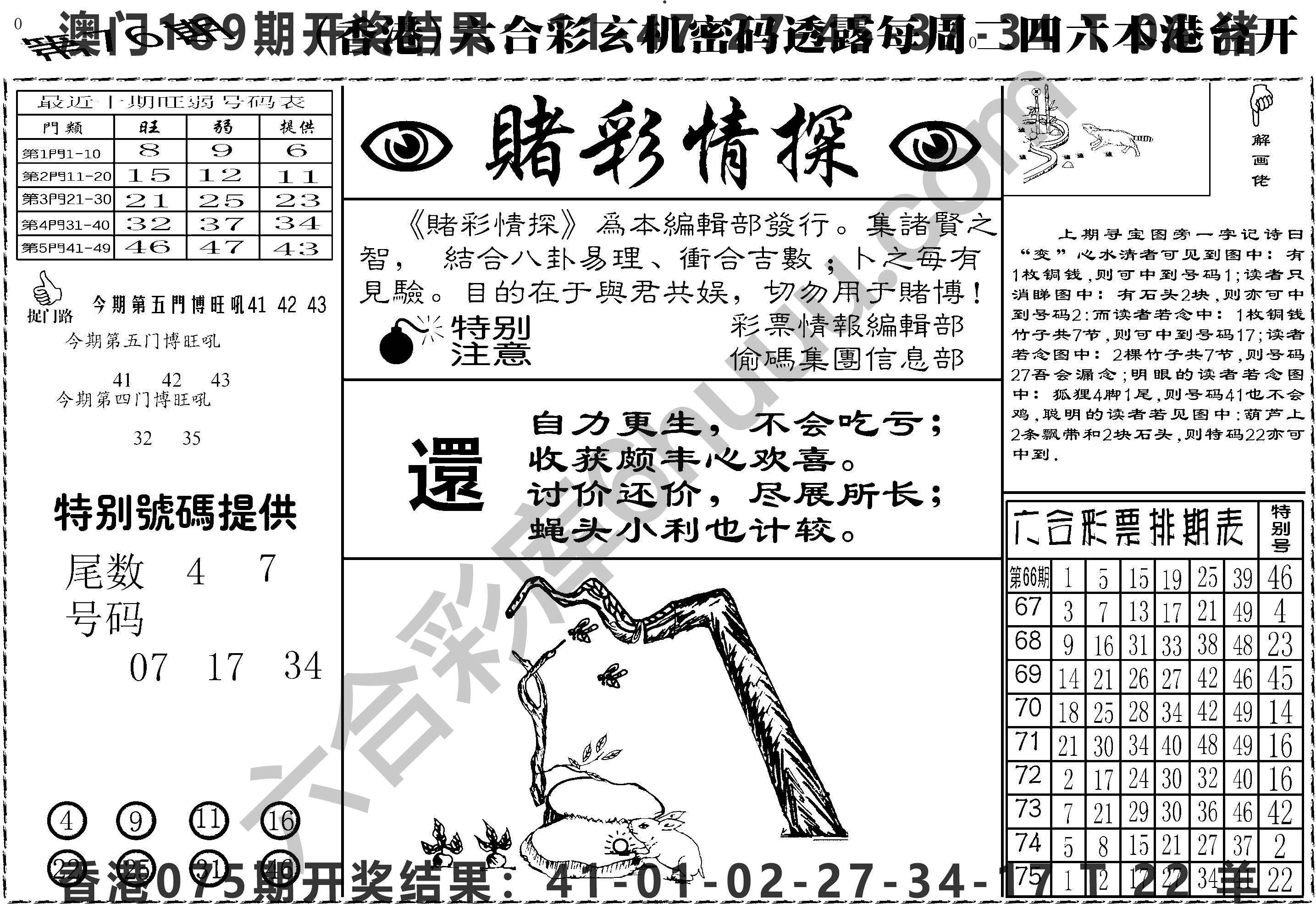 赌彩情探