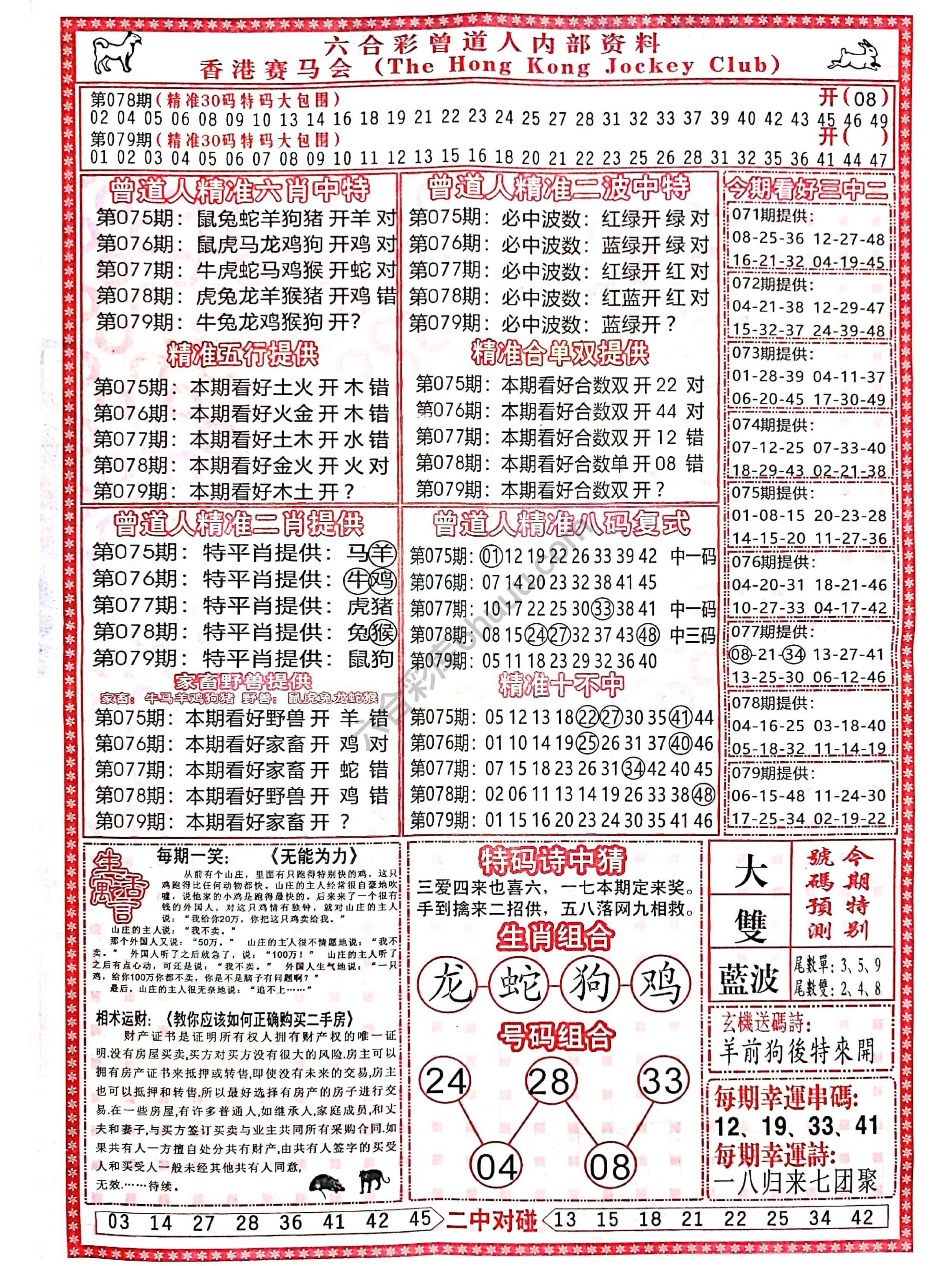 曾道人内部资料