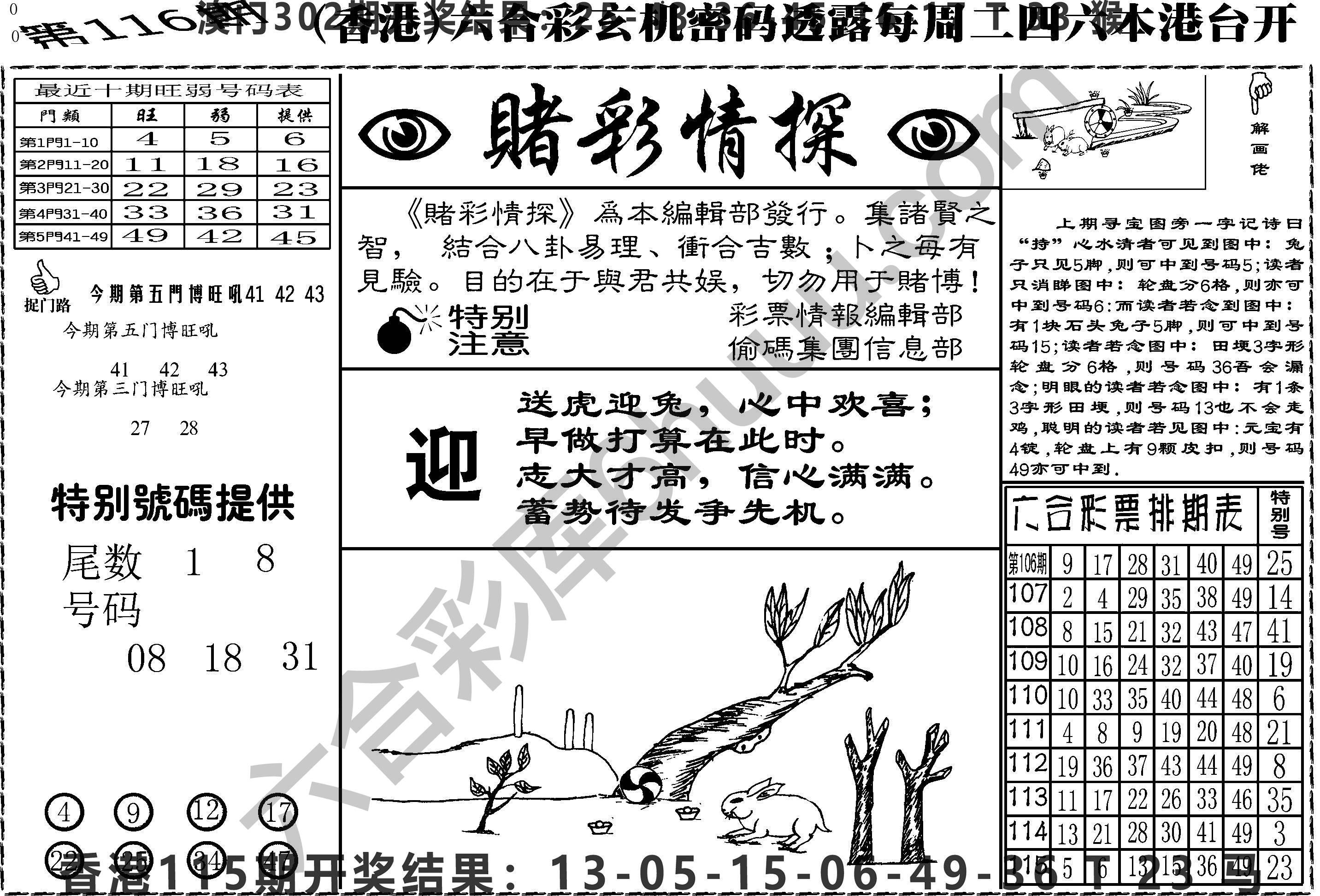 赌彩情探