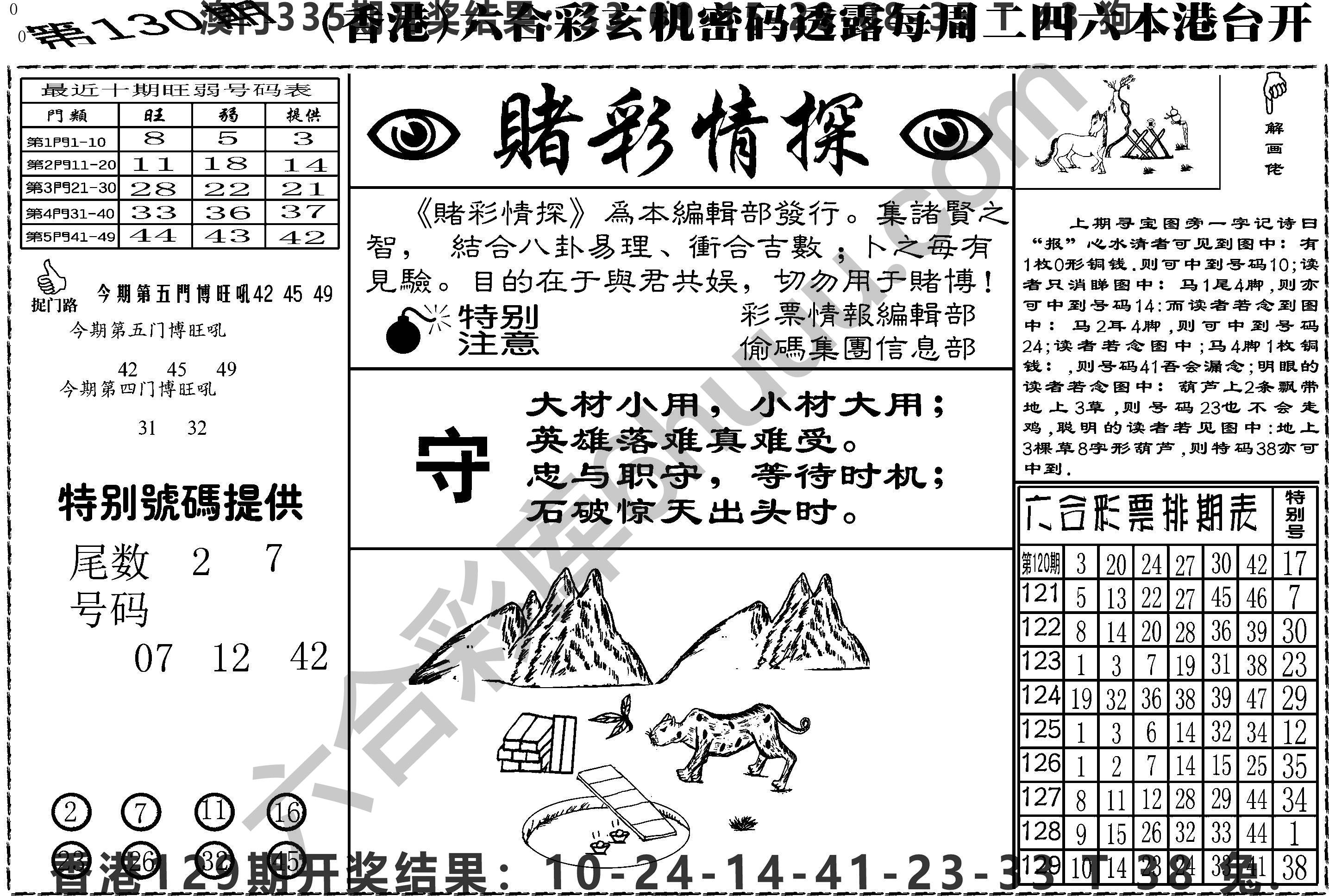 赌彩情探