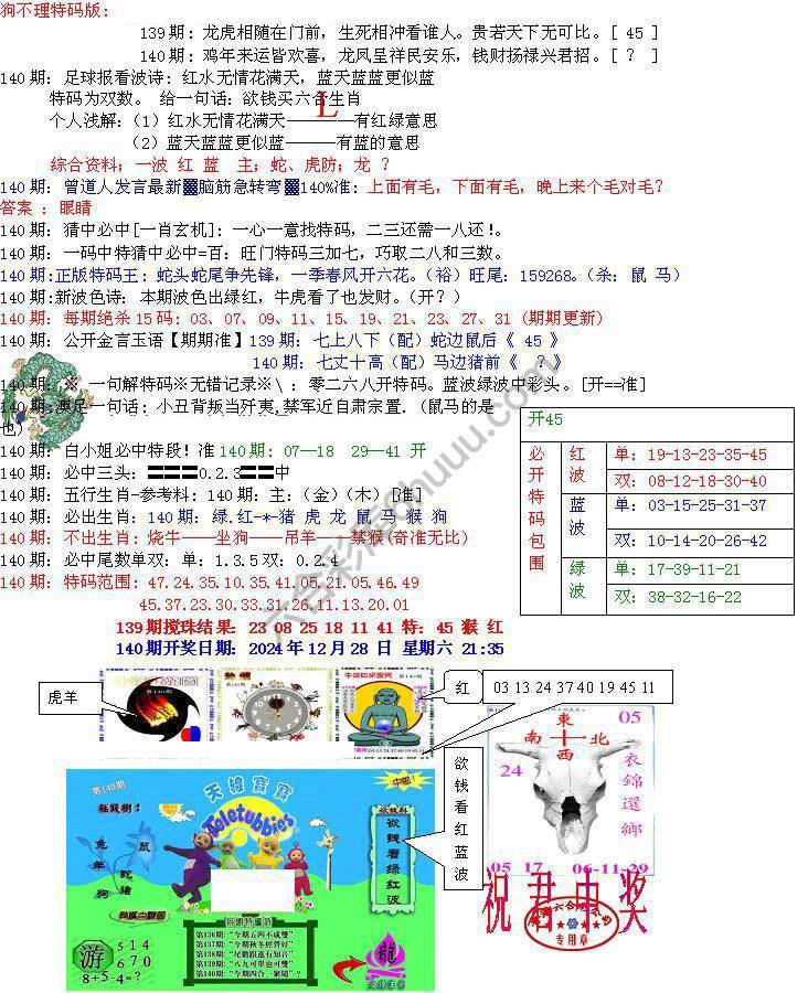 青龙五鬼报