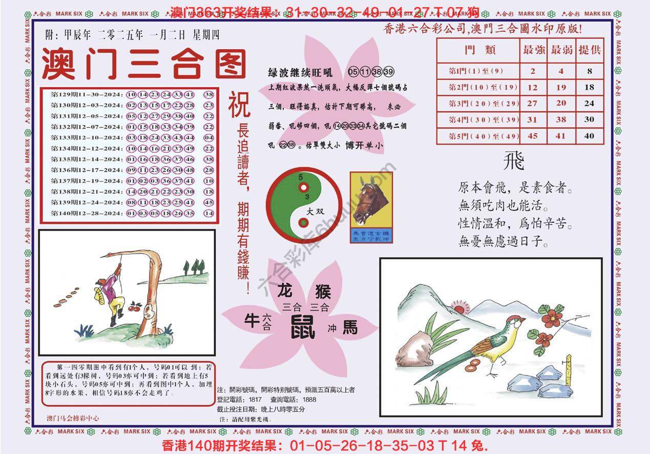 澳门三合图