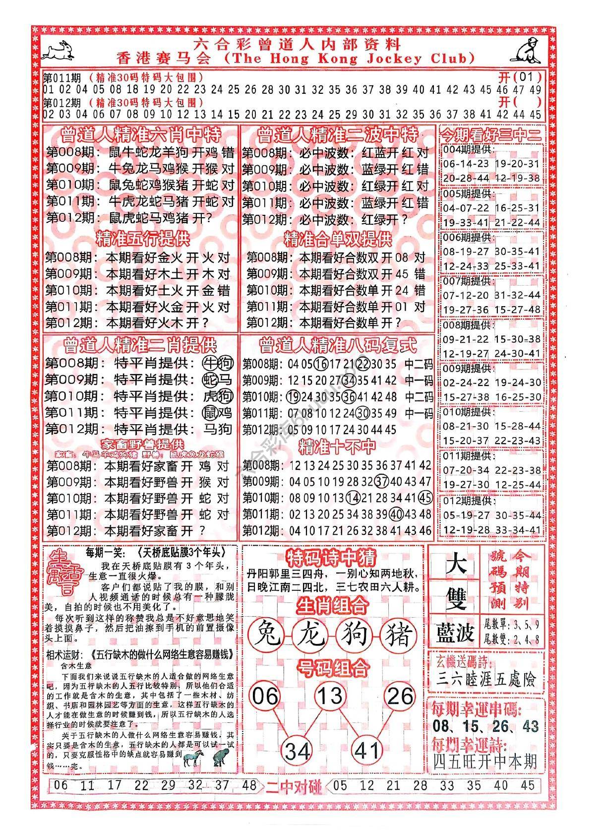 曾道人内部资料